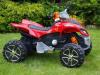 Elektrick� �ty�kolka pro d�ti - dva motory 35W - �erno-�erven� nov� velk� model