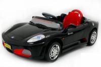 Elektrické auto Ferrari černé
