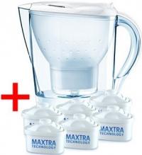 BRITA Marella Cool bílá + 6x Maxtra