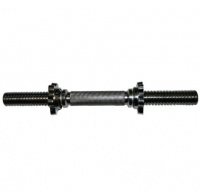 Hřídel na jednoruční činku inSPORTline 40cm / 30mm SDA-16T se závitem