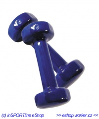 Vinylové činky inSPORTline 2 x 3 kg