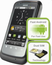 GIGABYTE GSmart G1317D, GSM Mobil, GPS, WiFi, BT, Android 2.2, 3,2" WQVGA