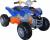 Elektrick� �ty�kolka modr� - dva motory 30W