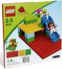LEGO Duplo - Creative building - �erven�, zelen� a �lut� podlo�ka na stav�n� 4632