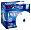 VERBATIM 43508 DVD+R 10jewel 16x printable media (krabice=10x10pack)