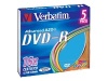 VERBATIM 43557 DVD-R 5slim 16x colour media (krabice=20x5pack)
