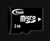 TEAM micro SD card 2GB (bez dal��ch adapt�r�)