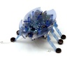 HEXBUG robotick� brouk (plo�tice) CHARLIE (modr�, Original HexBug, reaguje na zvuk a p�ek�ky)