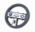 GEMBIRD volant STR-MS01 USB s pohybovm senzorem,  D-pad, 8 programovacch tlatek, vibrace